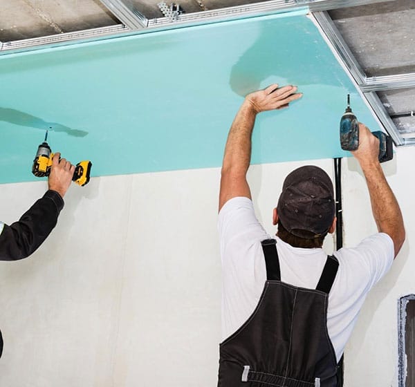 Gypsum Board Ceiling Installation